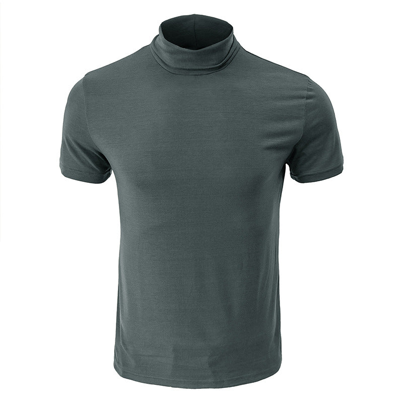 Herren Stehkragen T-Shirt Echoarchiv