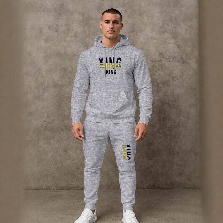 Herren sportives Hoodie- und Jogginghose-Set Echoarchiv