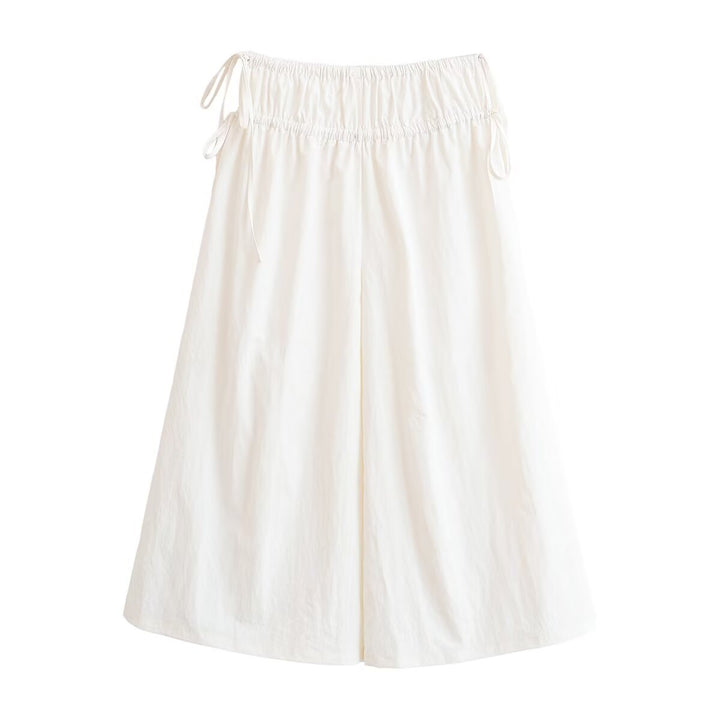 Damen weite Culotte mit elastischem Bund und verstellbarem Bindeband Echo Archiv