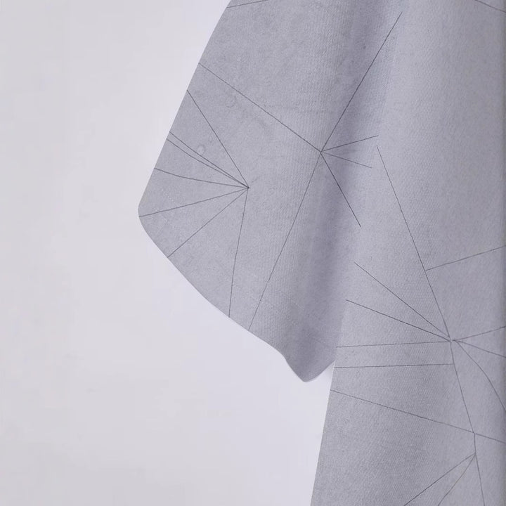 Herren Kurzarm Poloshirt mit modernem geometrischen Muster Echoarchiv