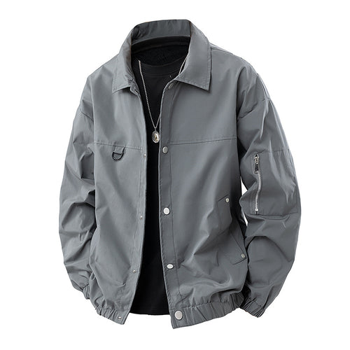 Herren urbaner Freizeitjacke mit hohem Kragen Echoarchiv