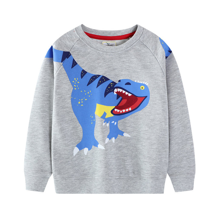 Jungen Sweatshirt mit lebhaftem Dinosaurier-Motiv Echo Archiv