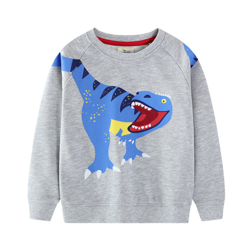 Jungen Sweatshirt mit lebhaftem Dinosaurier-Motiv Echo Archiv