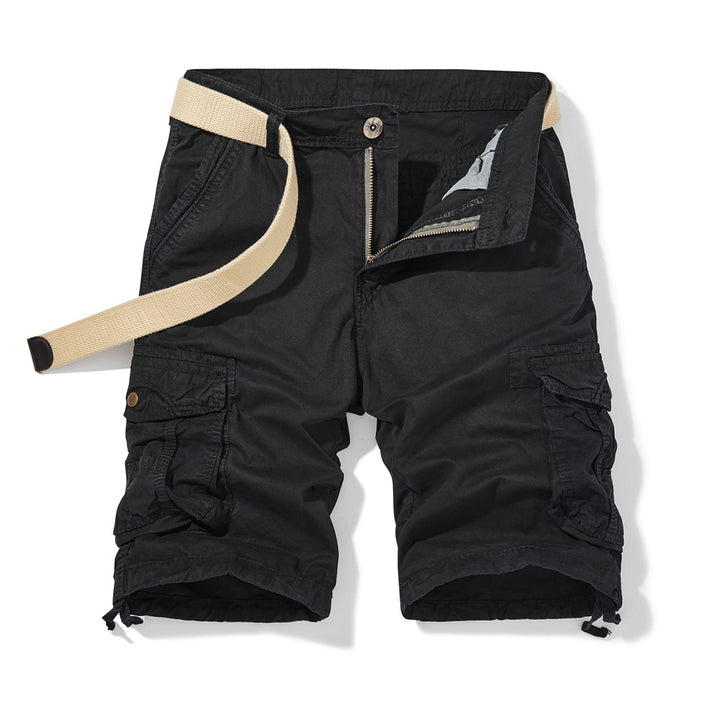 Herren Cargo-Shorts mit verstellbarem Gürtel und mehreren Seitentaschen Echoarchiv