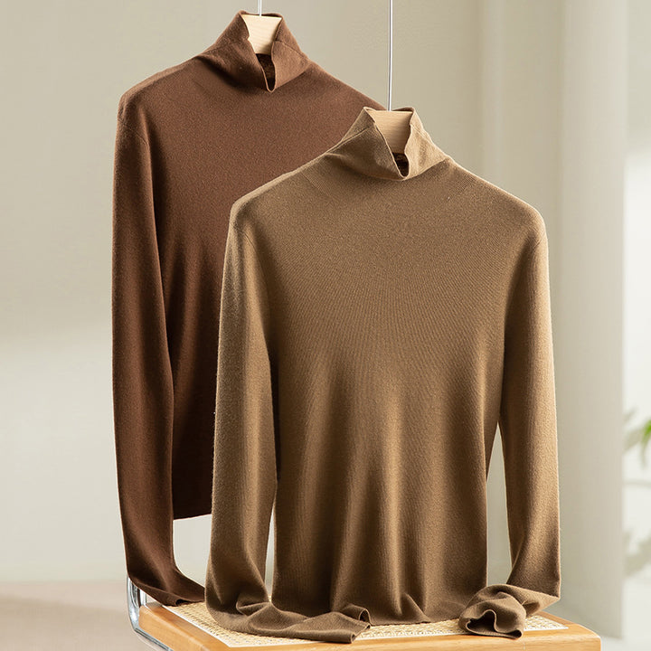 Damen Slim-Fit Feinstrick-Rollkragenpullover mit Stretch Echoarchiv