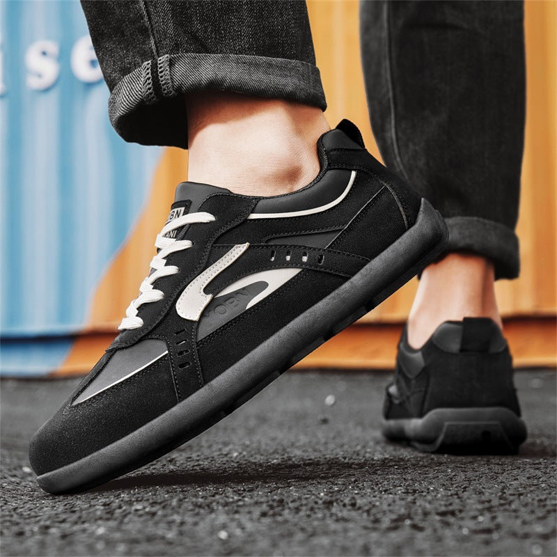 Herren urbaner Retro-Sneaker mit Veloursoptik, gedämpfter Zwischensohle und verstärkter Zehenkappe – Norré