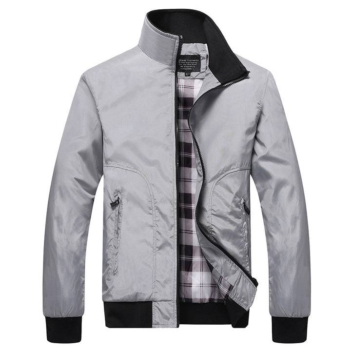 Herren Übergangsjacke mit hohem Kragen und bequemen Taschen Echo Archiv