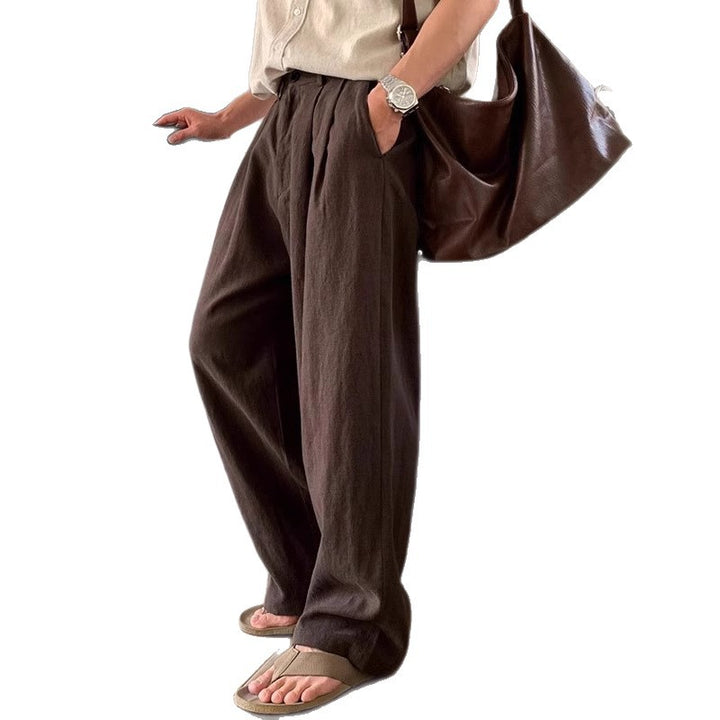 Herren Elegante und bequeme Leinenhose Echo Archiv