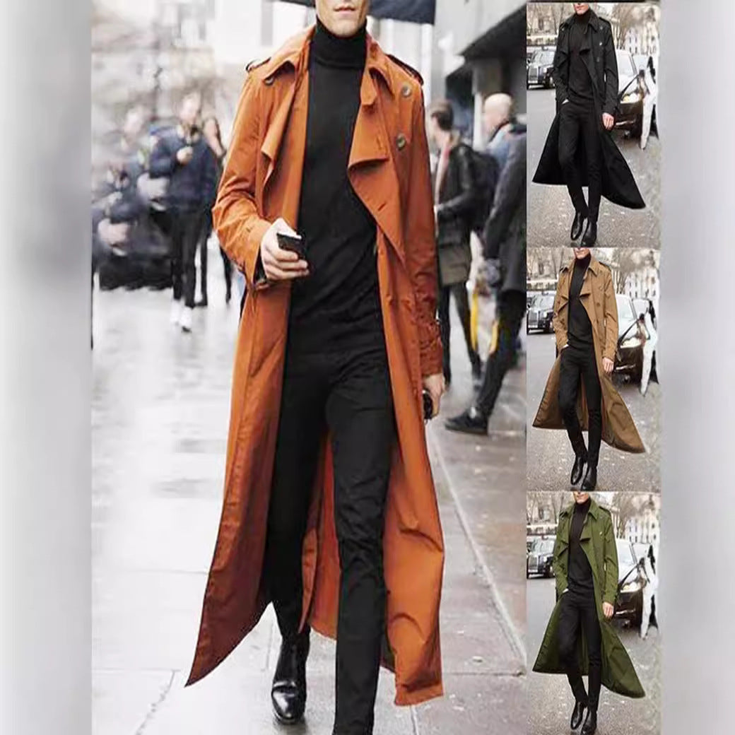 Herren klassischer Trenchcoat – Marzano