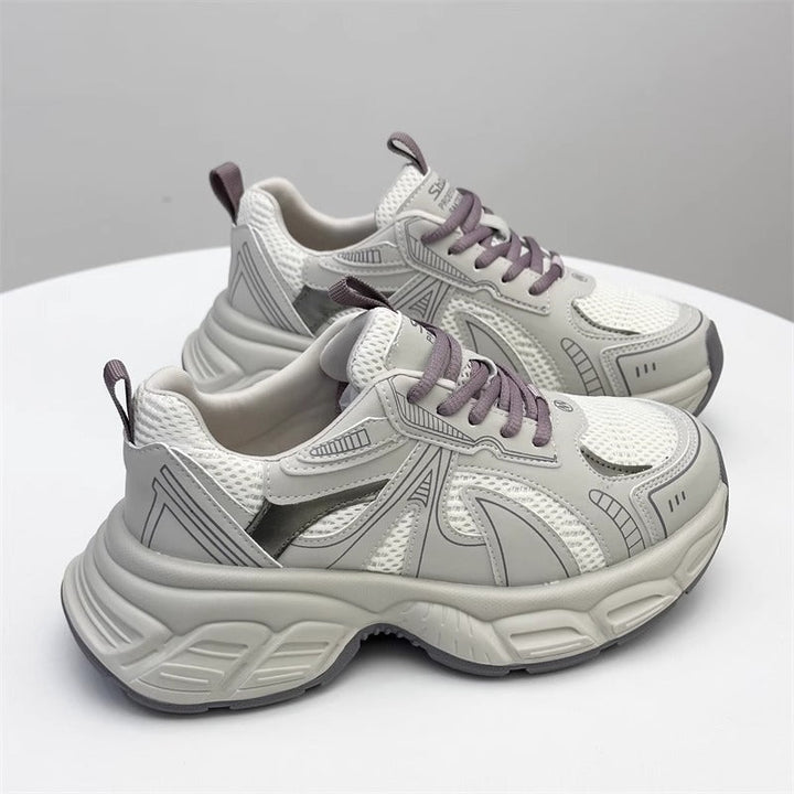 Damen Sportliche Laufsneaker mit atmungsaktiver Mesh-Technologie und dämpfendem Sohlenprofil Echo Archiv