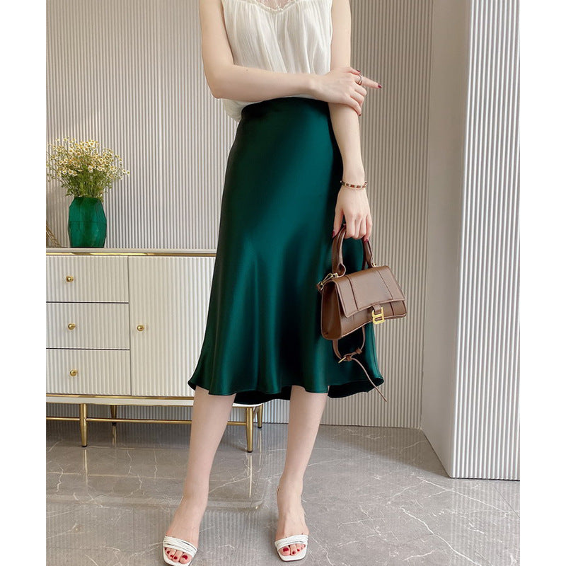 Damen Eleganter, schwingender Midi-Rock Echoarchiv