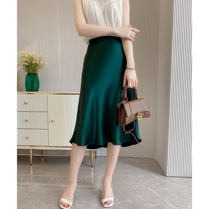 Damen Eleganter, schwingender Midi-Rock Echoarchiv
