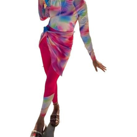 Damen Modischer Beachwear-Anzug mit Wickeldesign Echo Archiv