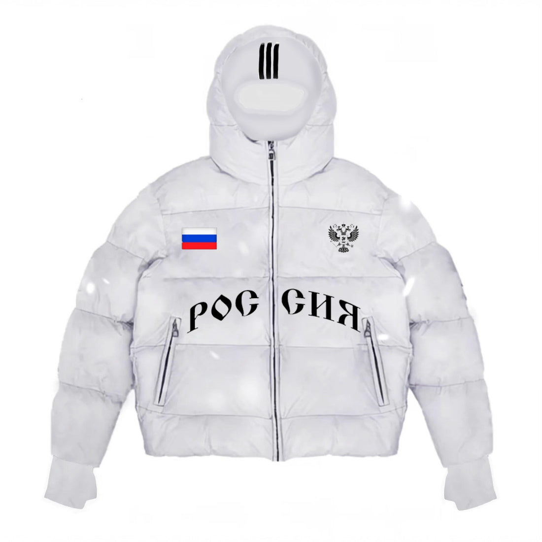Herren Modische Steppjacke mit Kapuze – Taviero