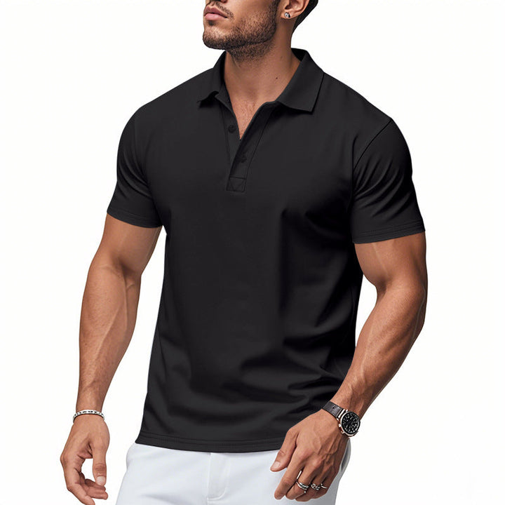 Herren Polohemd mit Echoarchivrnem Schnelltrocknungsstoff und eleganter Passform Echoarchiv
