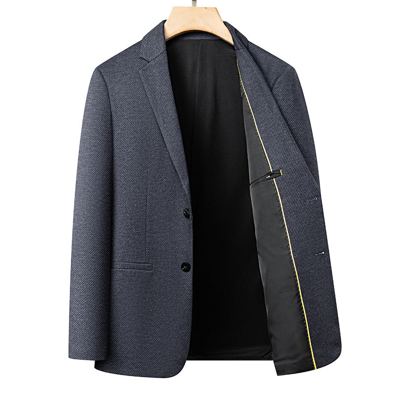 Herren eleganter Freizeitblazer aus feinem strukturiertem Gewebe Echoarchiv