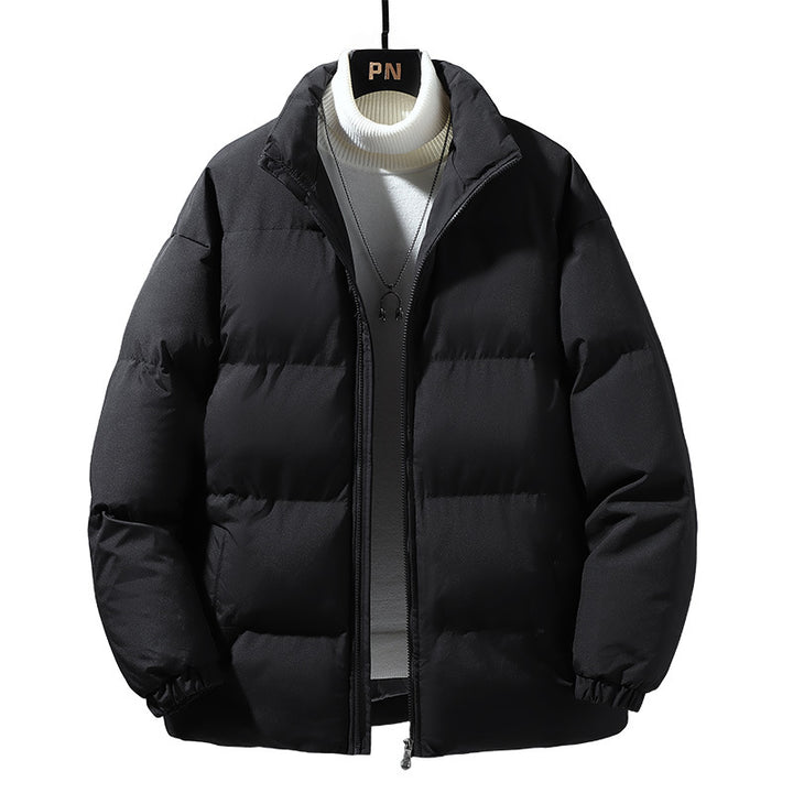 Herren Steppjacke mit hohem Kragen und elastischen Bündchen Echoarchiv