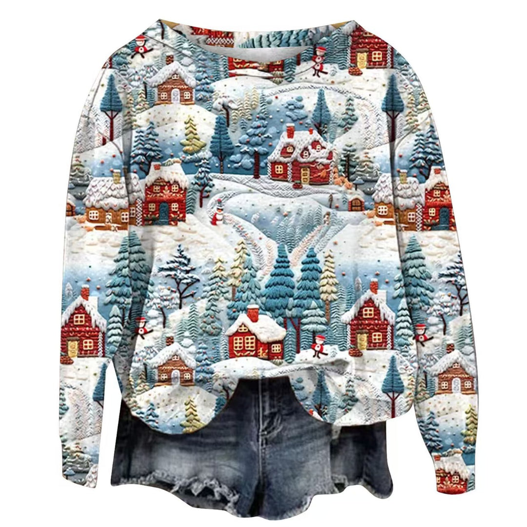 Damen Gemusterter Pullover Echoarchiv