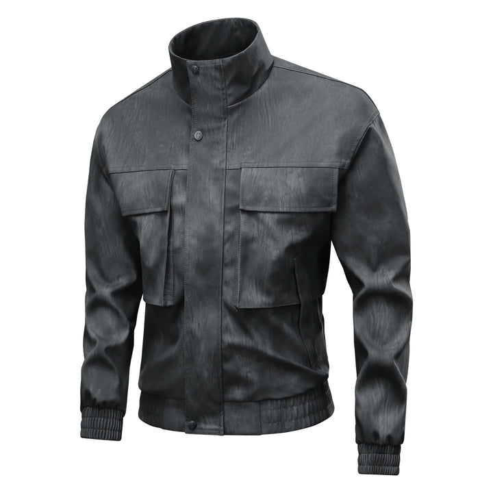 Herren Modische Übergangsjacke mit praktischem Stehkragen Echo Archiv