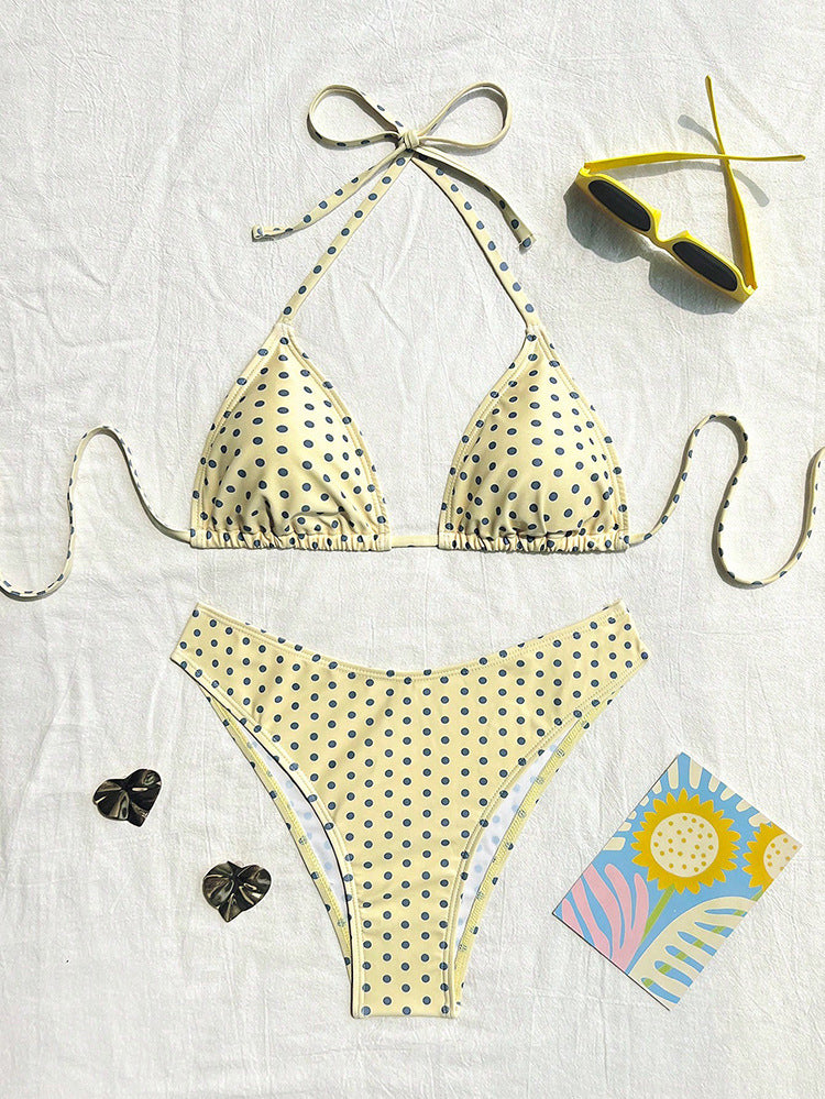 Damen Triangel-Bikini mit dekorativen Punkten Echo Archiv