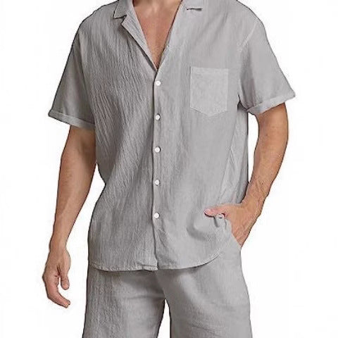 Herren Freizeit-Shorts und Hemd Set Echoarchiv