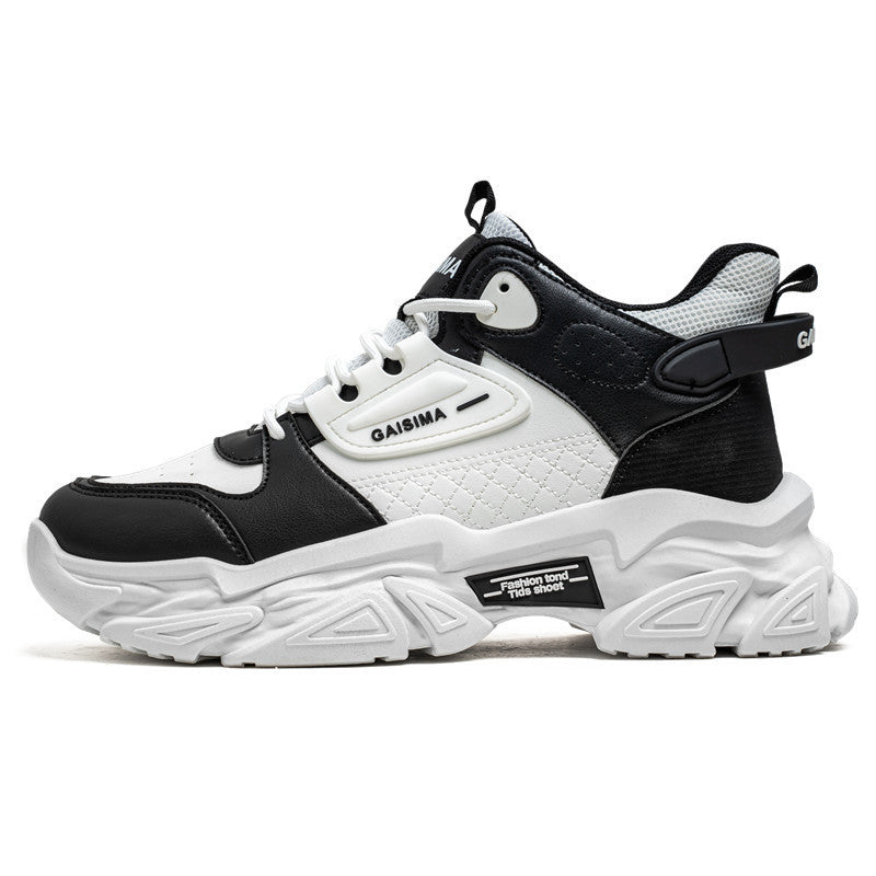 Unisex markante Chunky-Sneaker mit gesteppter Seitenpartie, Kunstleder-Overlays und profiliertem Offroad-Sohlenprofil – Norré