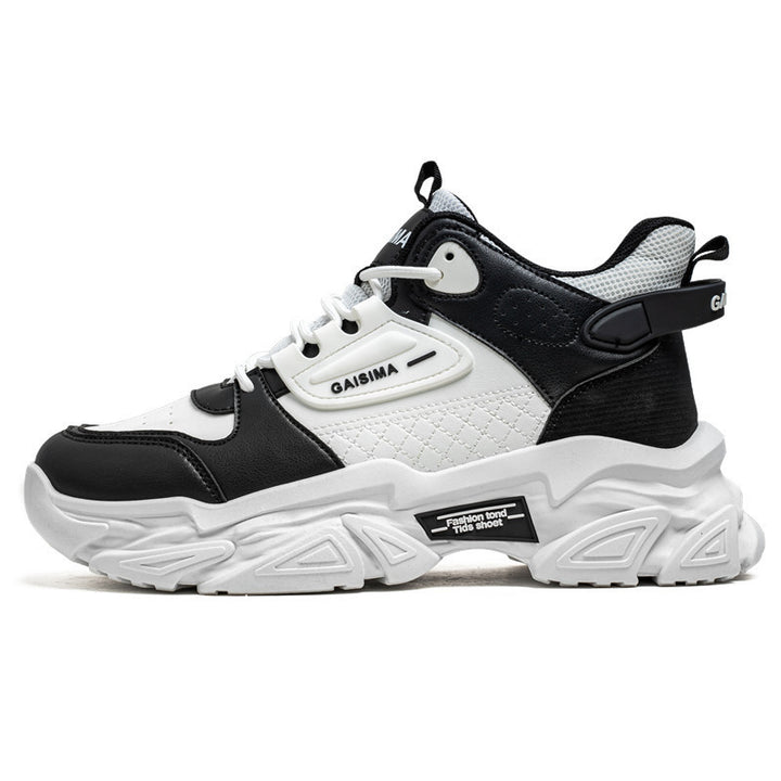 Unisex markante Chunky-Sneaker mit gesteppter Seitenpartie, Kunstleder-Overlays und profiliertem Offroad-Sohlenprofil – Norré