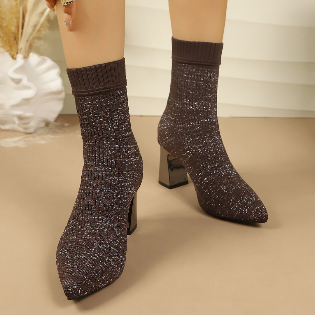 Damen Elegante Strumpfstiefeletten Echo Archiv