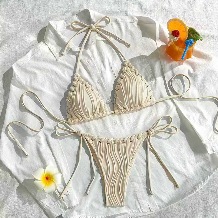 Damen Bikini-Set mit elegantem Rüschendesign und verstellbaren Trägern Echo Archiv
