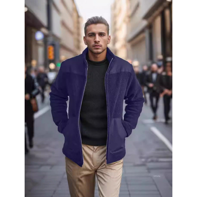 Herren flauschige Fleecejacke Echoarchiv