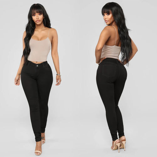 Damen Hochgeschnittene Skinny-Jeans mit Figurformendem Stretch Echo Archiv