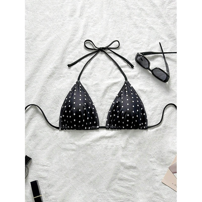 Damen Triangel-Bikinioberteil mit gepunktetem Design Echo Archiv