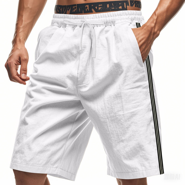 Herren lässige Sportshorts mit seitlichen Streifen Echoarchiv