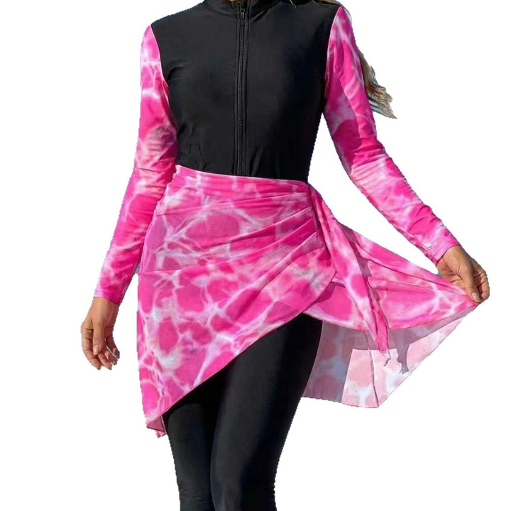 Damen modischer Rashguard mit Wickelrock Echo Archiv