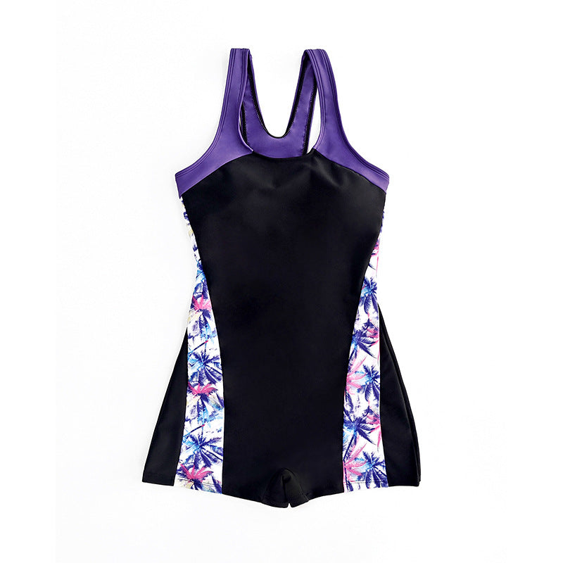 Damen Sportlicher Einteiler-Badeanzug mit attraktiven Farbdetails Echo Archiv
