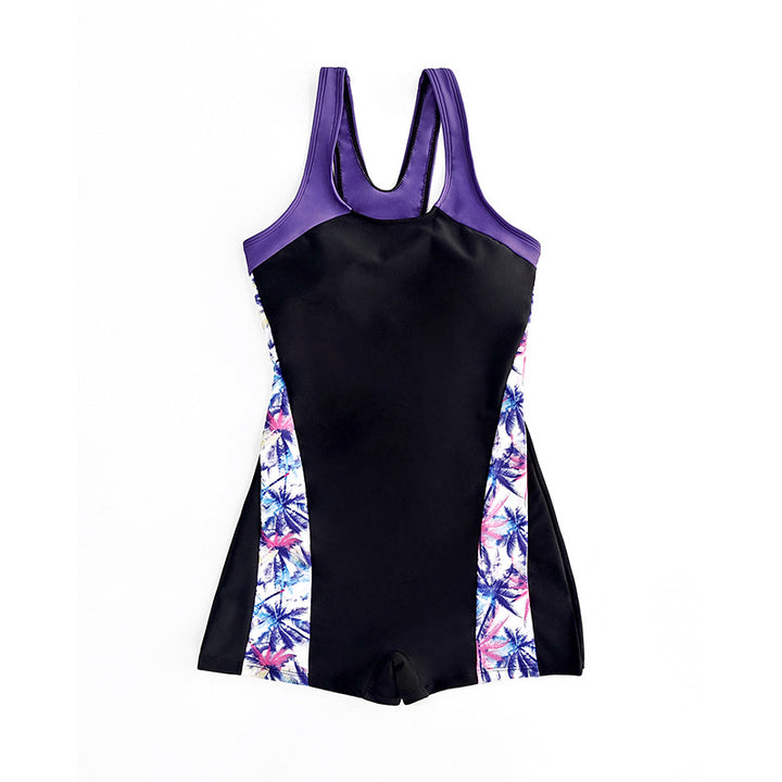 Damen Sportlicher Einteiler-Badeanzug mit attraktiven Farbdetails Echo Archiv
