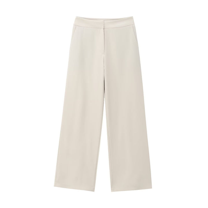 Damen nan weit geschnittene Culotte-Hose mit hohem Bund und verdecktem Verschluss Echo Archiv