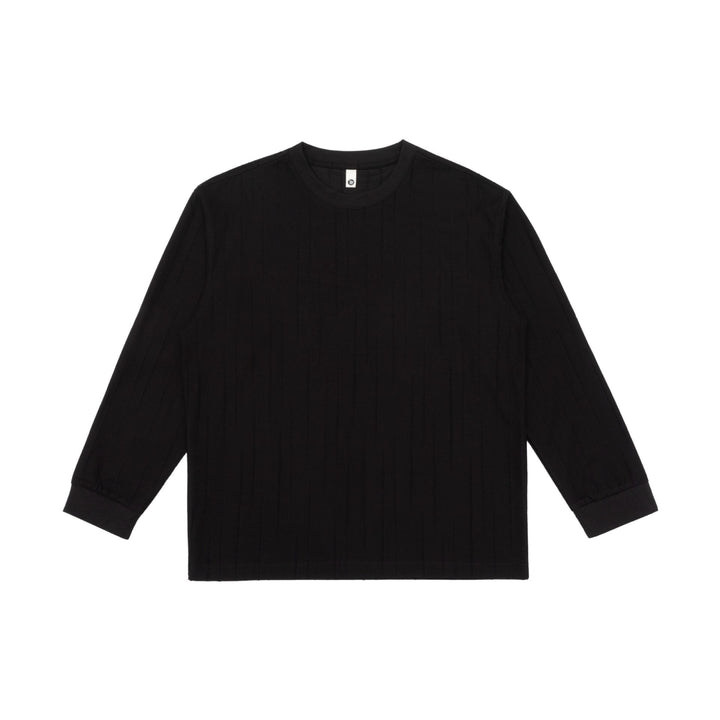 Unisex Premium-Langarmshirt aus Strukturjersey mit verstärktem Rundhals Echoarchiv