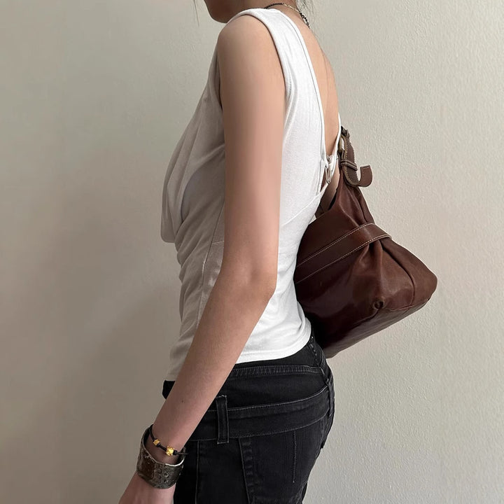 Damen stilvolles Top mit funkelndem Kreuzdesign Echo Archiv