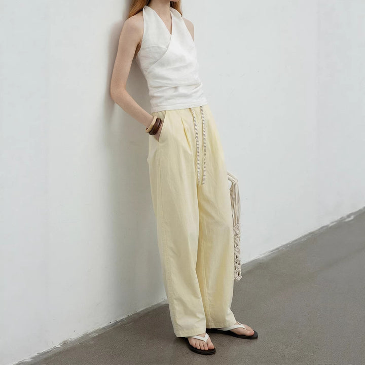 Damen Lockere Baumwollhose Echo Archiv