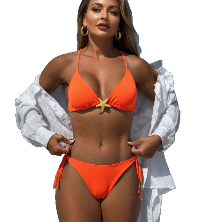 Damen Triangel-Bikini mit raffinierten Rüschen und verspielten Akzenten Echo Archiv