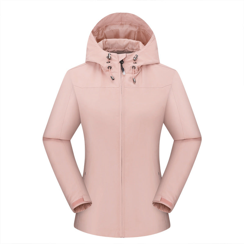 Damen Wasserabweisende Outdoor-Jacke mit Kapuze Echo Archiv