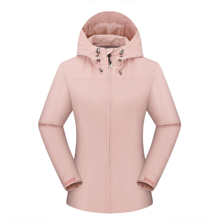Damen Wasserabweisende Outdoor-Jacke mit Kapuze Echo Archiv