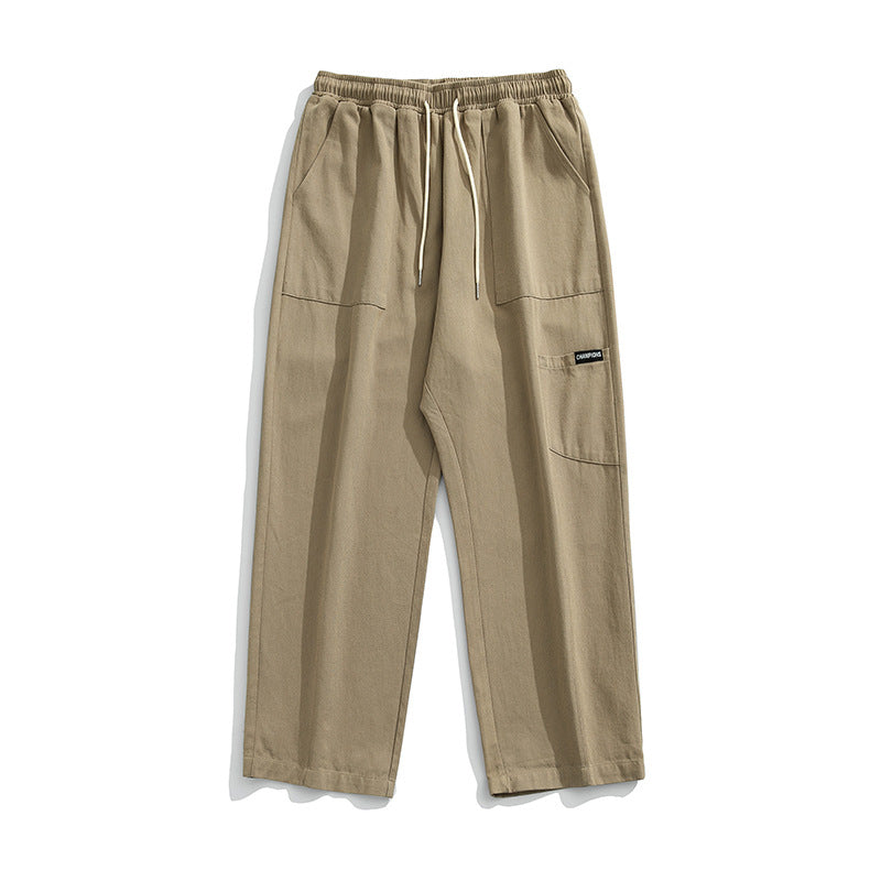 Unisex Weite Utility-Cargo-Hose mit elastischem Bund und Mehrfachtaschen Echo Archiv