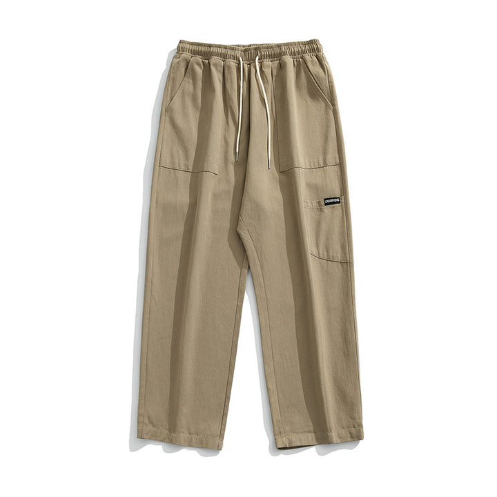 Unisex Weite Utility-Cargo-Hose mit elastischem Bund und Mehrfachtaschen Echo Archiv