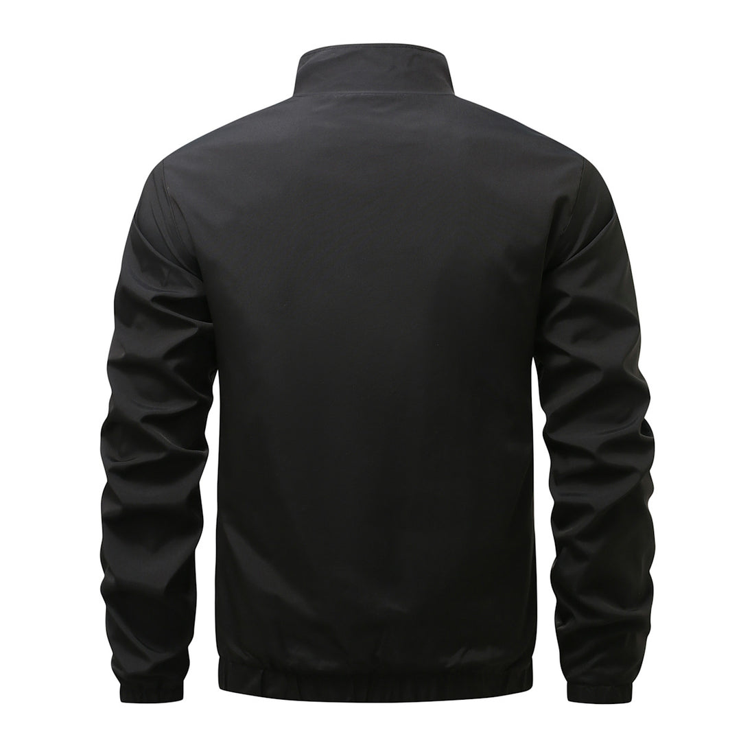 Herren Sportliche Windjacke mit modernem Farbblockdesign Echoarchiv