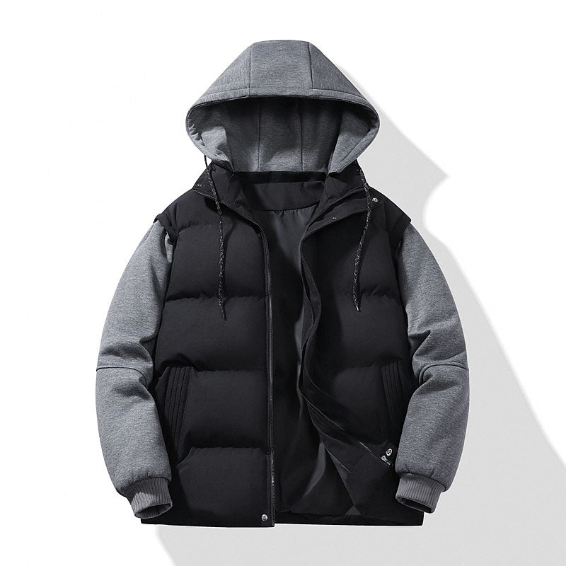Herren Multifunktionale Steppjacke mit Kapuze Echoarchiv