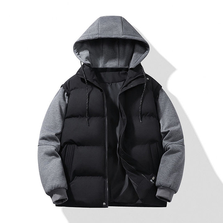 Herren Multifunktionale Steppjacke mit Kapuze Echoarchiv