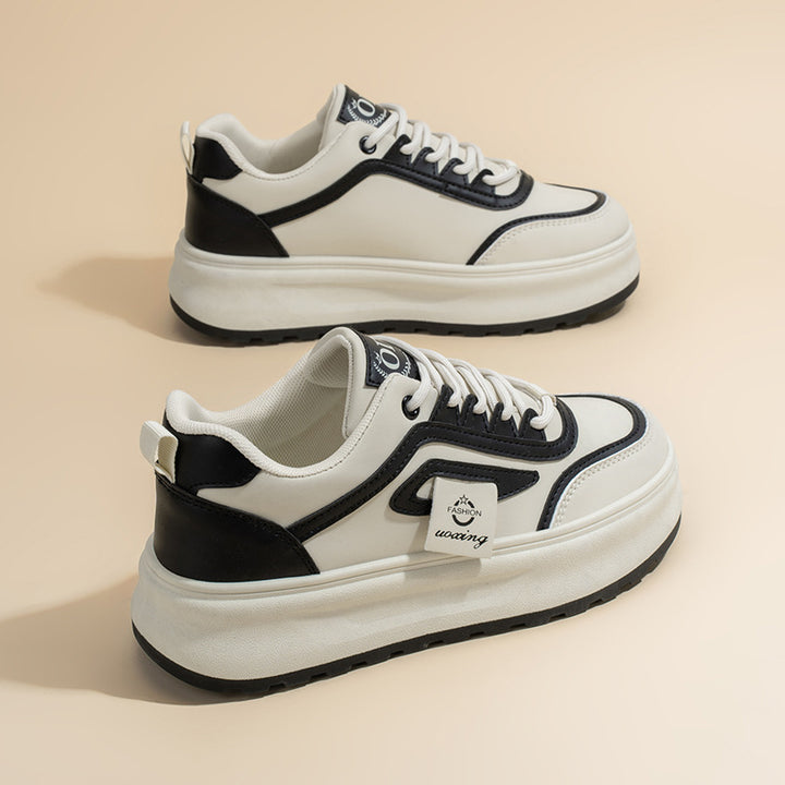 Damen nan leichte Plateausneaker mit atmungsaktivem Mesh-Obermaterial, gepolstertem Fersenkragen und stoßdämpfender EVA-Sohle Echo Archiv