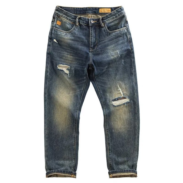 Herren Legere Denim-Jeans im Used-Look Echo Archiv